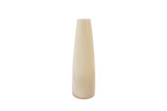 Vase Ø15x49,5 cm FARENZO glas cream