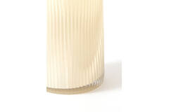 Vase Ø15x49,5 cm FARENZO glas cream
