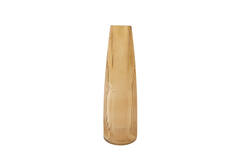 Vase Ø15x49,5 cm FARENZO glass amber