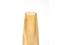 Vase Ø15x49,5 cm FARENZO glass amber