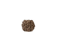 Vase deco 33,5x19x28,5 cm VELINA brown-bronze