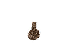 Vase deco 30x22x36 cm VELINA brown-bronze