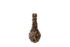 Vase deco 34,5x24,5x55 cm VELINA brown-bronze