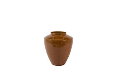Vase deco Ø28x29 cm CALZO shiny caramel
