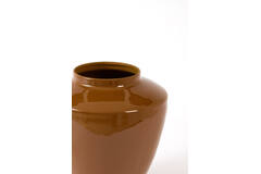 Vase deco Ø28x29 cm CALZO shiny caramel