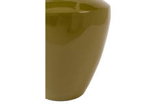 Vase deco Ø28x29 cm CALZO shiny olive green