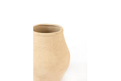 Vase deco Ø23,5x26,5 cm AYLIZ ceramics light brown