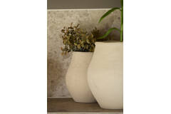 Vase deco Ø23,5x26,5 cm AYLIZ ceramics light brown