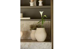 Vase deco Ø28x33 cm AYLIZ ceramics light brown