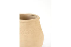 Vase deco Ø34x40 cm AYLIZ ceramics light brown