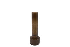 Vase Ø13,5x40,5 cm BORANDO glass dark brown