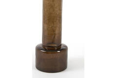 Vase Ø13,5x40,5 cm BORANDO glass dark brown