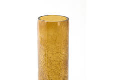 Vase Ø13,5x40,5 cm BORANDO glass amber