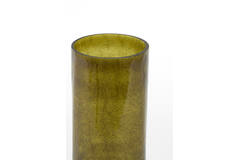 Vase Ø17,5x35 cm BORANDO glass dark green