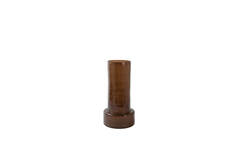 Vase Ø17,5x35 cm BORANDO glass dark brown