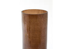 Vase Ø17,5x35 cm BORANDO glass dark brown