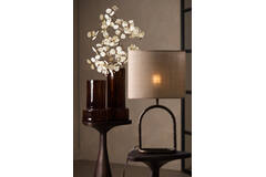 Vase Ø17,5x35 cm BORANDO glass dark brown