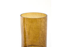 Vase Ø17,5x27,5 cm BORANDO glass amber