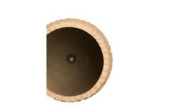 Pot Ø32,5x40 cm CHESSY dark brown