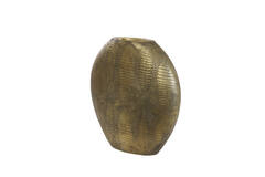 Vaas deco 50x15x50 cm SKELD antiek brons