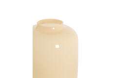 Vaas Ø34x50 cm KOBALA glas crème