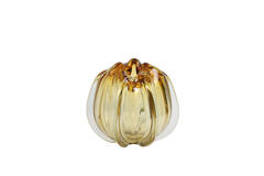 Vase Ø24,5x22 cm MURELA glass amber