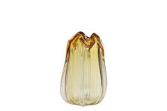 Vaas Ø21x30 cm MURELA glas amber