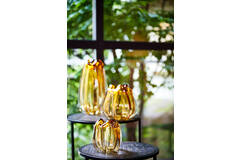 Vaas Ø21x30 cm MURELA glas amber