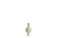 Vase deco 22x14x40 cm KAVANDU cream