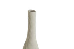 Vaas deco Ø14,5x69,5 cm HAYE crème