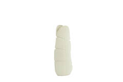 Vase deco 16x10x38,5 cm LOU ceramics matt cream