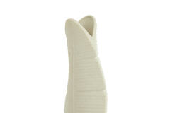 Vase deco 16x10x38,5 cm LOU ceramics matt cream