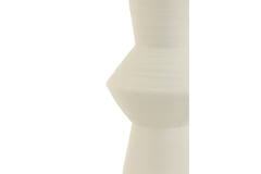 Vaas deco Ø18,5x40,5 cm AYLA keramiek crème