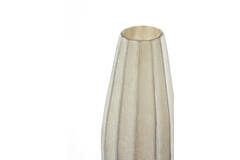 Vaas Ø17,5x44,5 cm BRADLEY glas licht bruin