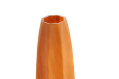 Vase Ø17x60 cm BRADLEY glass caramel