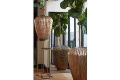 Vaas deco Ø66x88 cm CACTI antiek brons