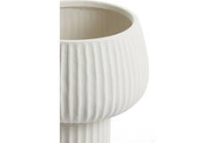 Vaas deco Ø22,5x31,5 cm FEYA keramiek crème
