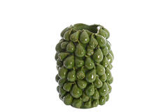 Vase deco 35x33x47 cm NATALIA ceramics dark green