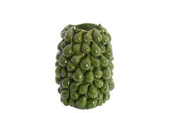 Vase deco 35x33x47 cm NATALIA ceramics dark green