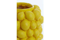 Vaas deco Ø31x41 cm LEMON geel
