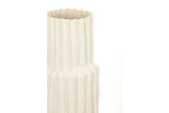 Vase deco Ø20,5x72,5 cm LONGA ceramics cream
