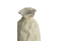 Vaas deco 24x22x41 cm HOLBOX crème