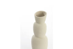 Vaas Ø14,5x37,5 cm ARAM keramiek crème