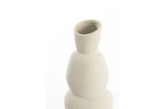 Vaas Ø19x46,5 cm ARAM keramiek crème