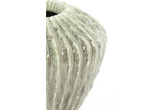 Vaas deco Ø32x28 cm CACTI glans mint groen