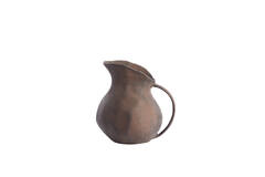 Vase deco 22x17x21 cm ALONZA dark brown