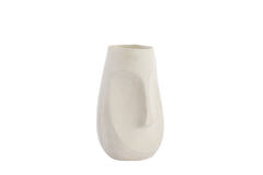 Pot deco Ø18x29,5 cm FACE naturel
