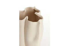 Vase deco 15x14,5x19 cm SANGULI ceramics cream