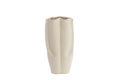 Vase deco 28x27,5x56 cm SANGULI ceramics cream