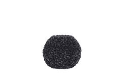 Vaas deco 44x20,5x38,5 cm PHYLIA mat zwart